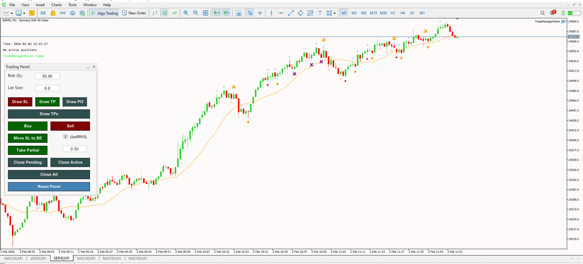 TradeManagerPanel EA